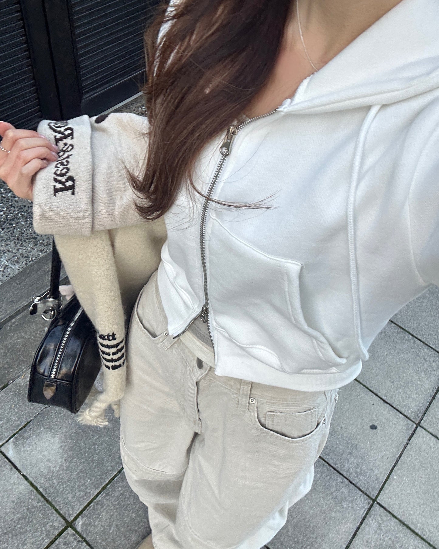 Cargo wide denim