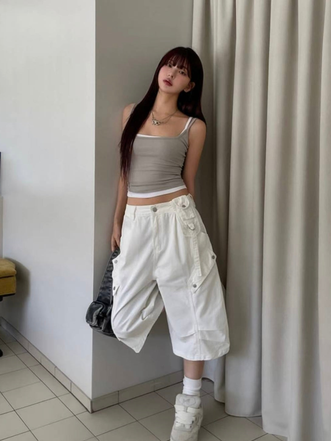 Scoop neck tank top