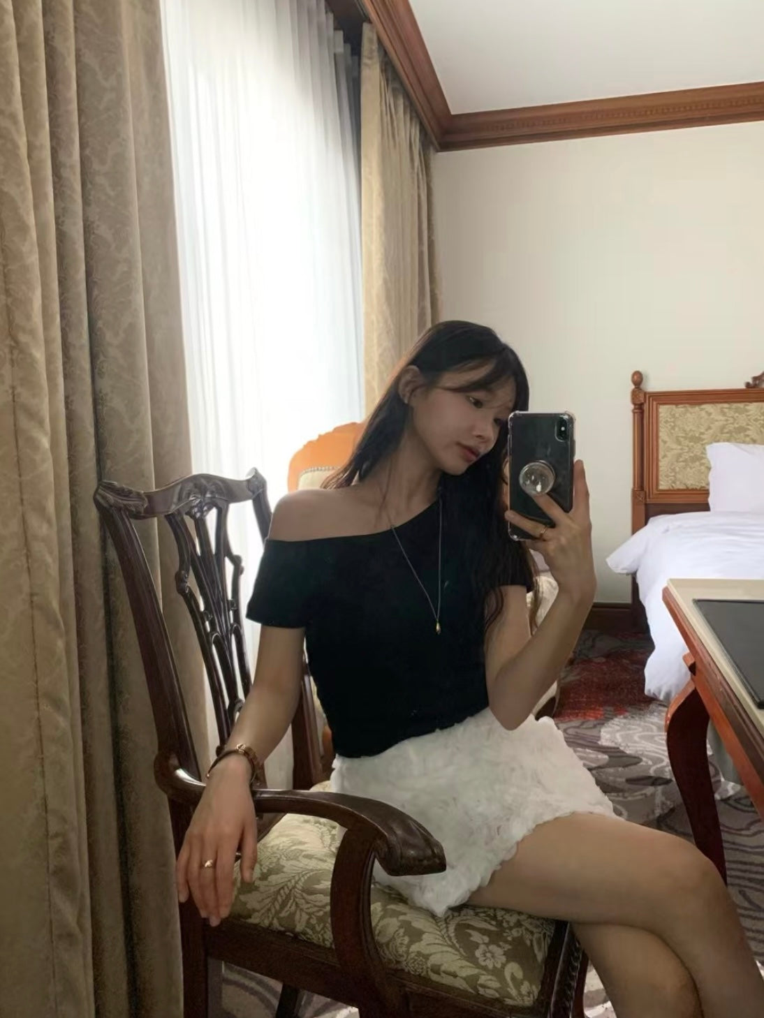 Girlfriendable Off Shoulder Top