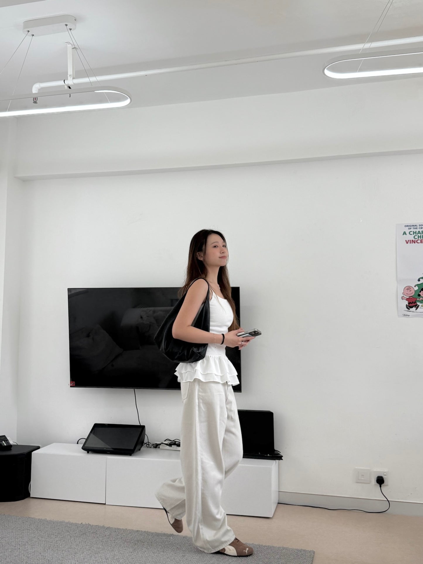 Waffle layered sleeveless