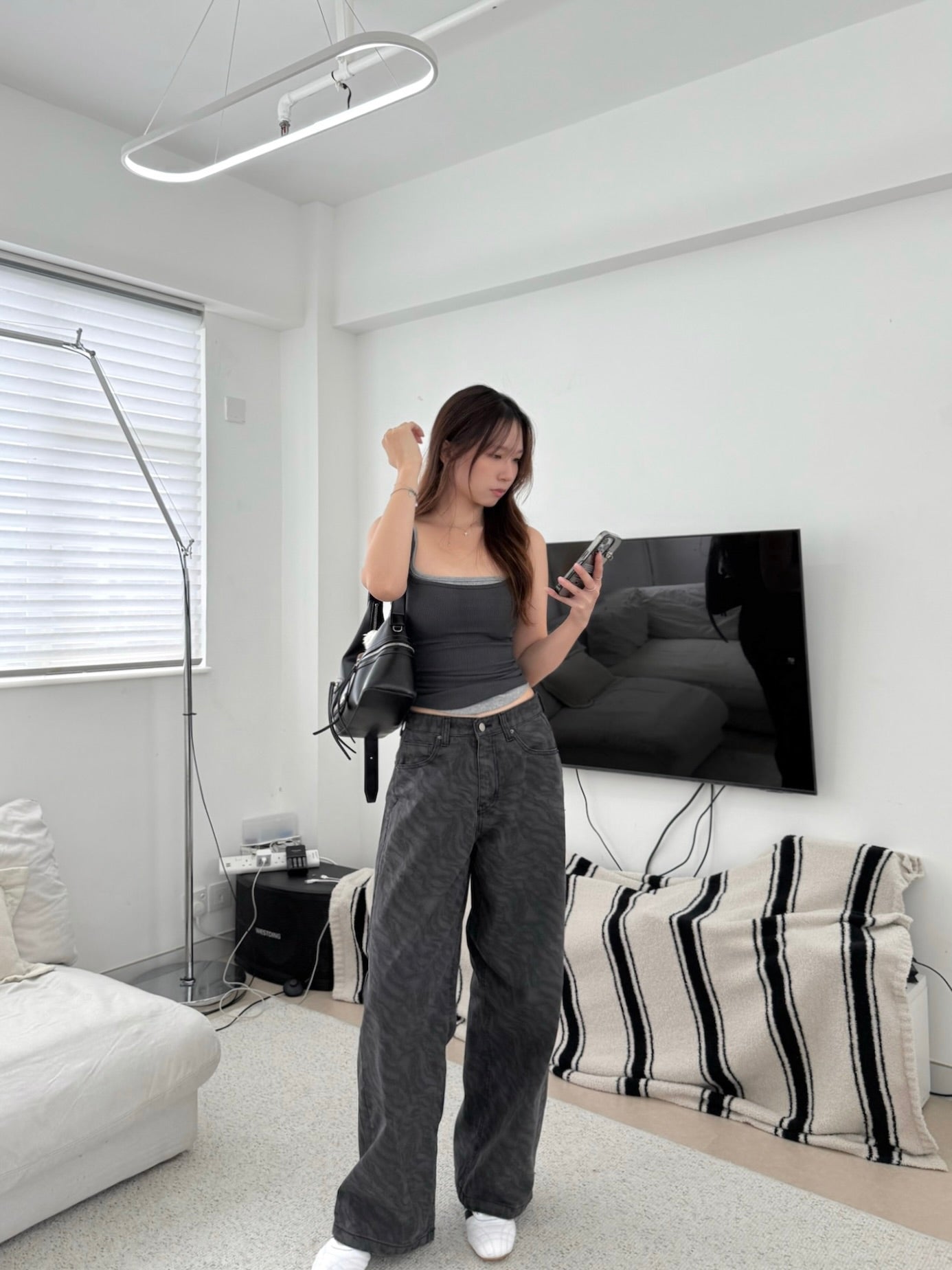Scoop neck tank top