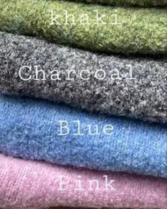Colour mixing oversized sweater