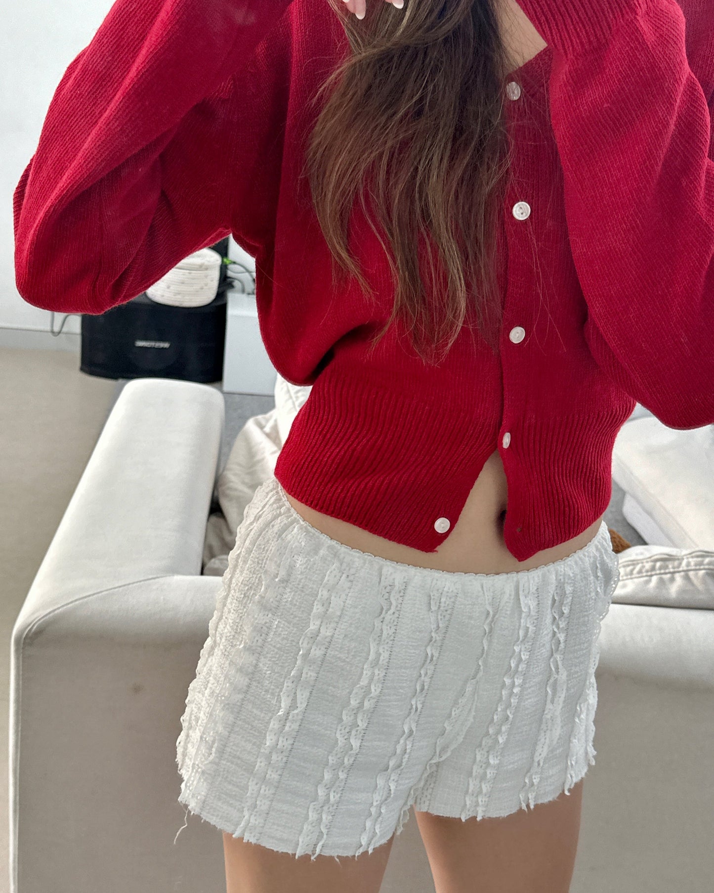 V neck cardigan