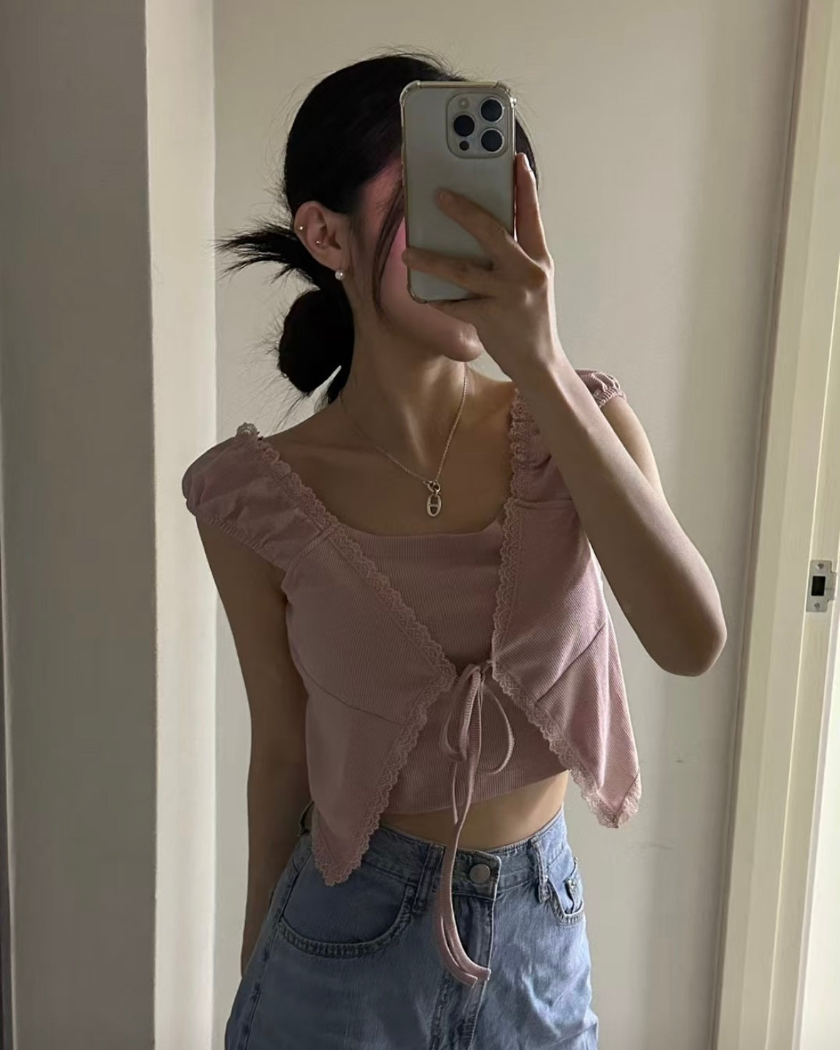 Girlfriend Lace top