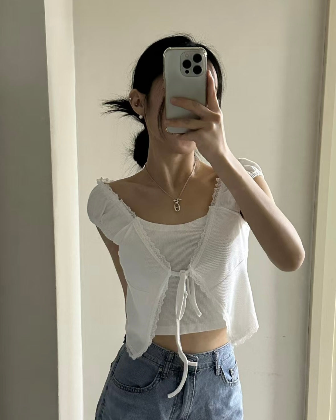 Girlfriend Lace top