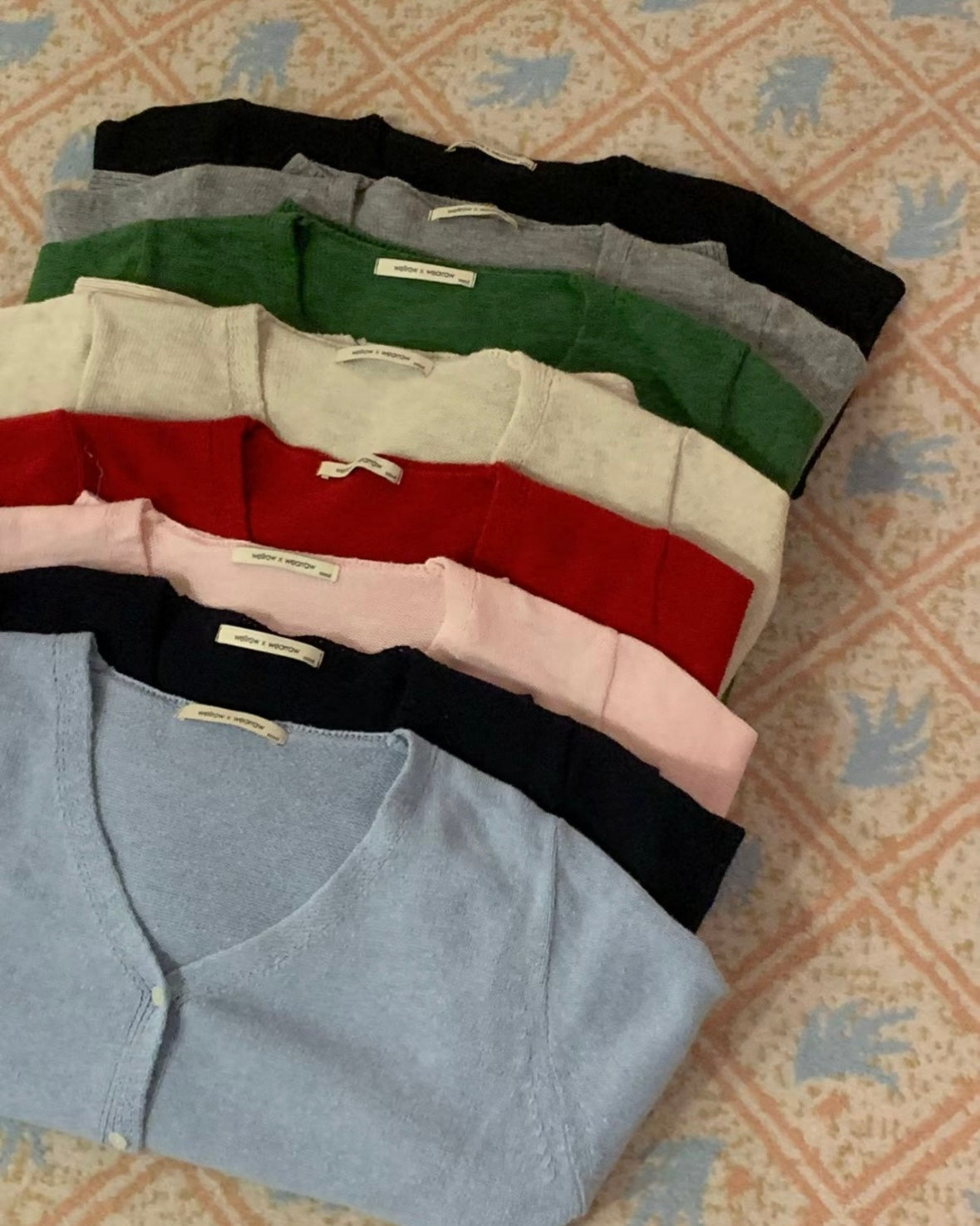 V neck cardigan