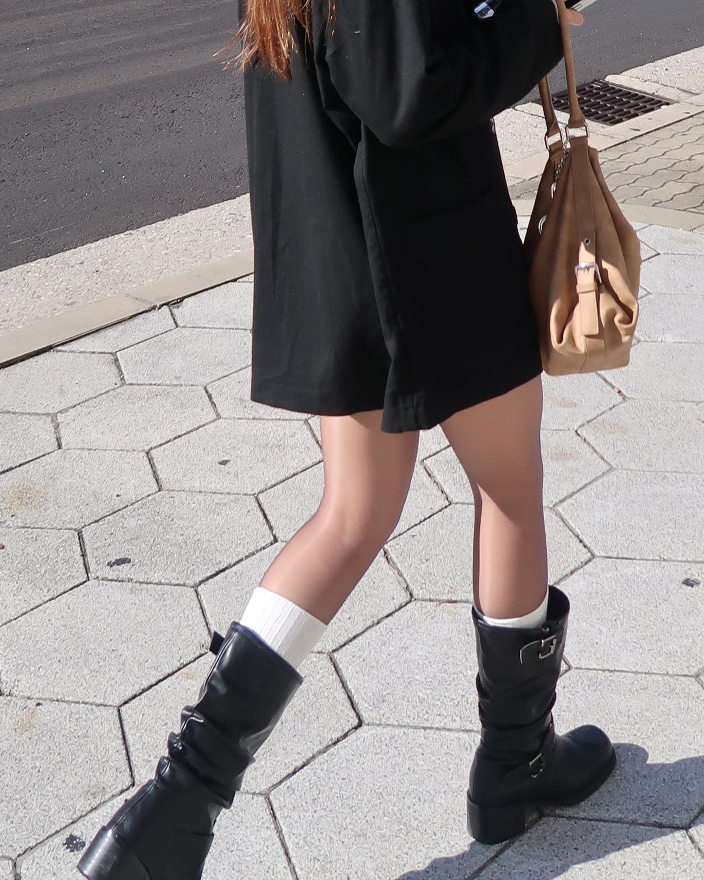 Pleated boots