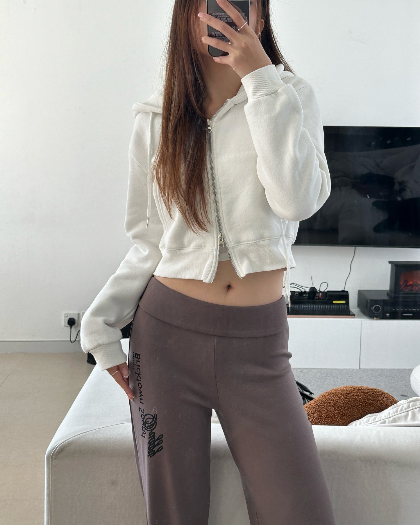 Cotton zip up jacket
