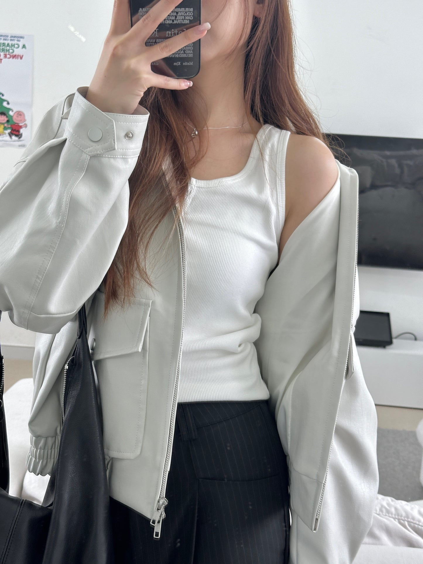 Everyday leather jacket