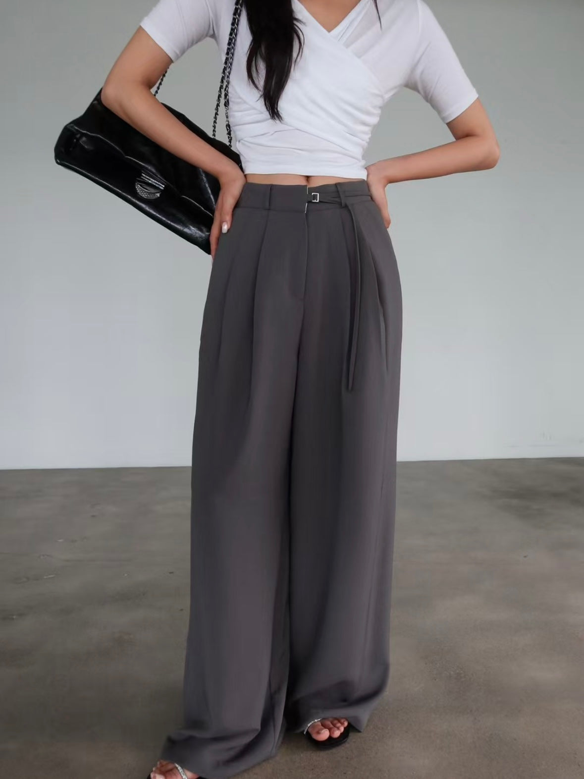 Half Belted Trousers