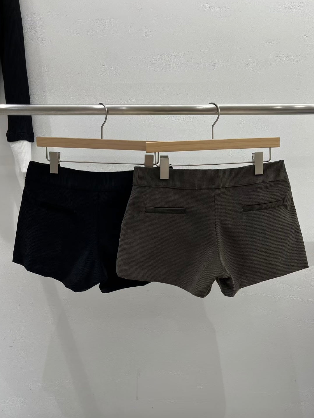 Corduroy Stud Shorts