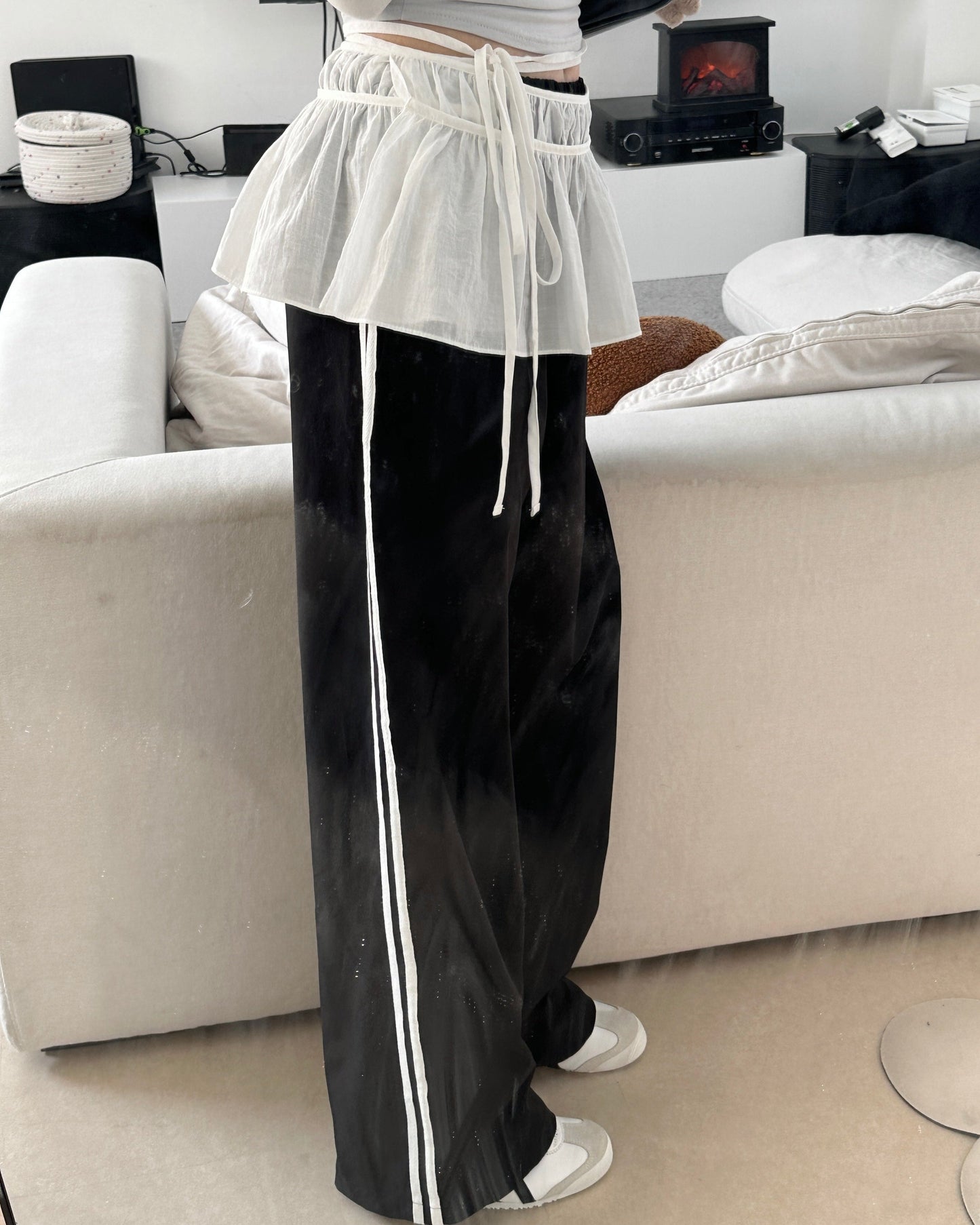 Stripe sweatpants