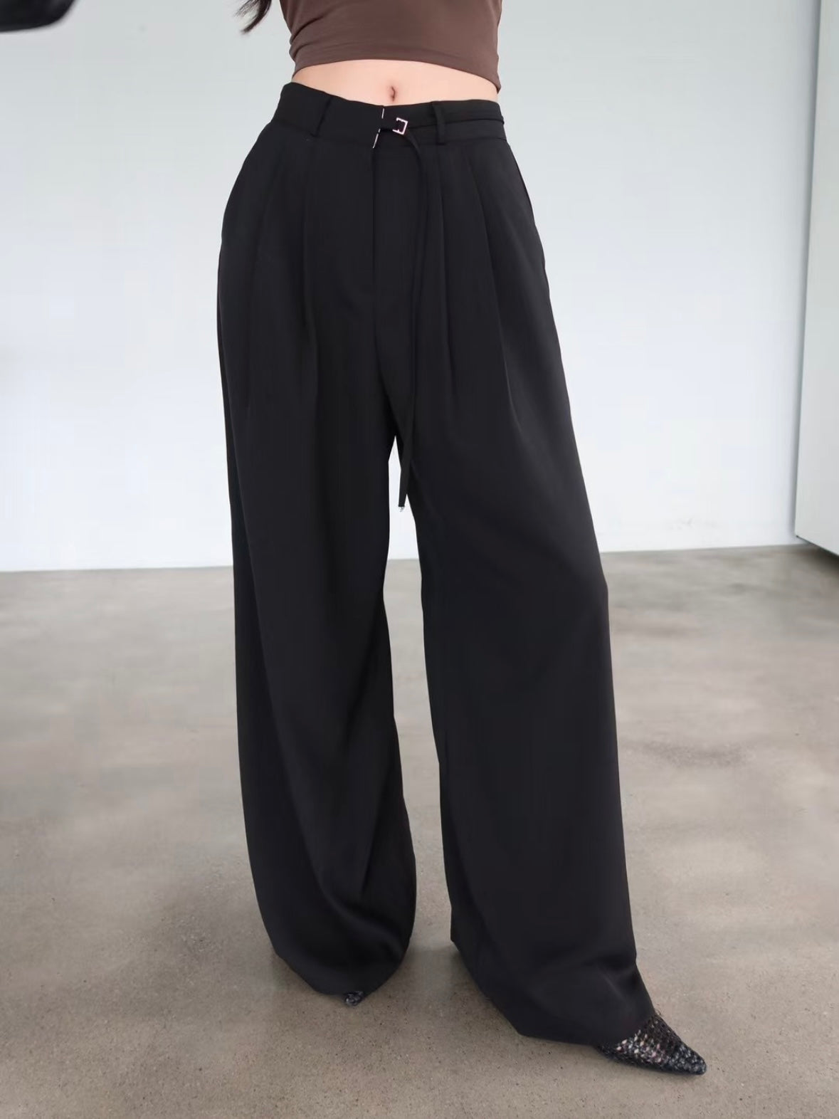 Half Belted Trousers