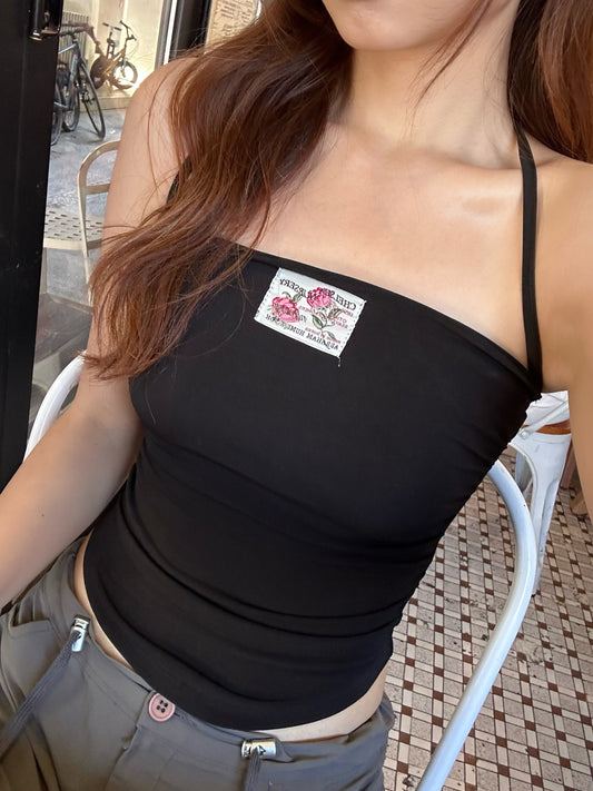 Rose padded sleeveless