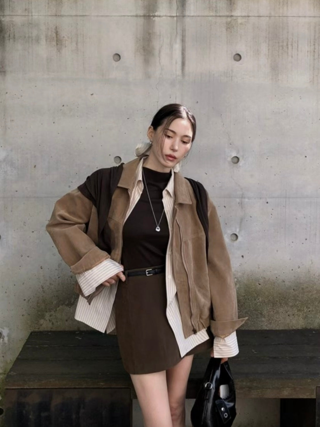 🤎Mochamus Suede Jacket