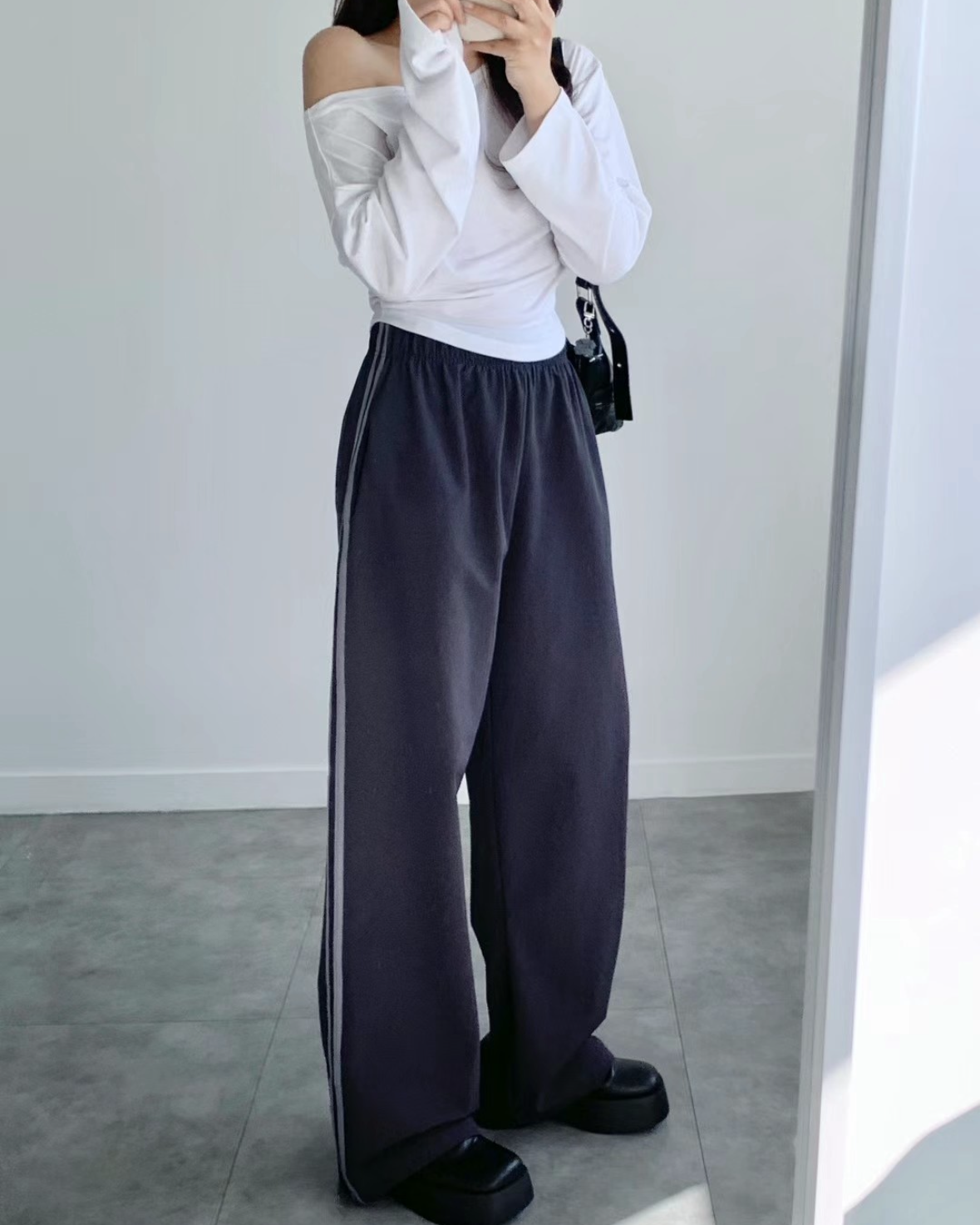 Stripe sweatpants