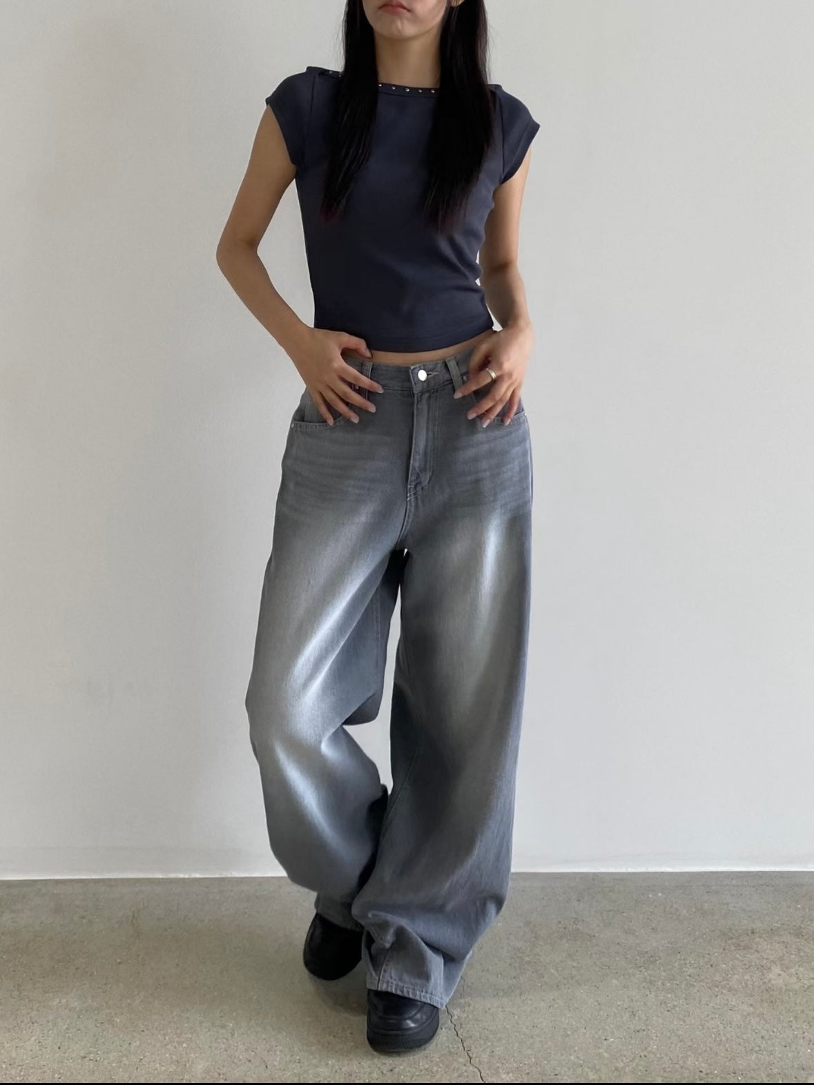 Soft Grey Jeans