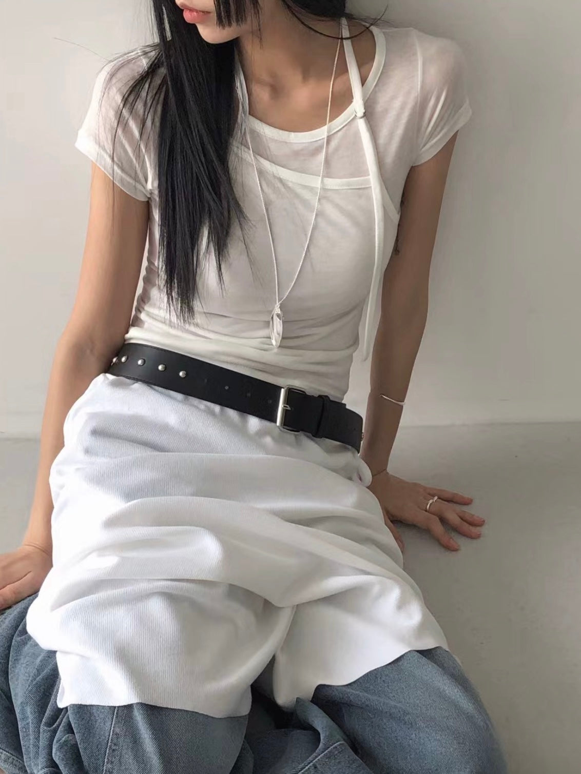 Halter See-through Top