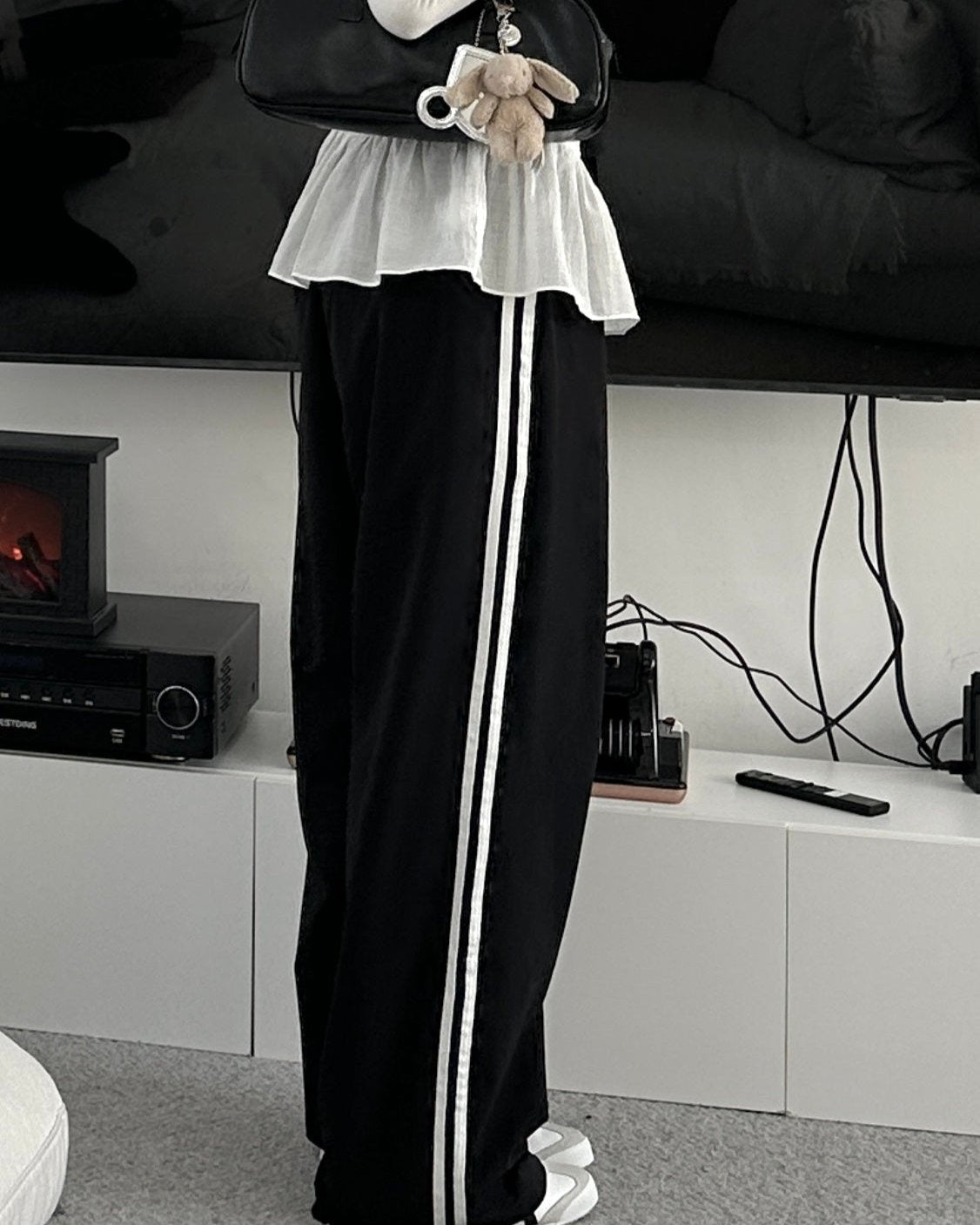 Stripe sweatpants