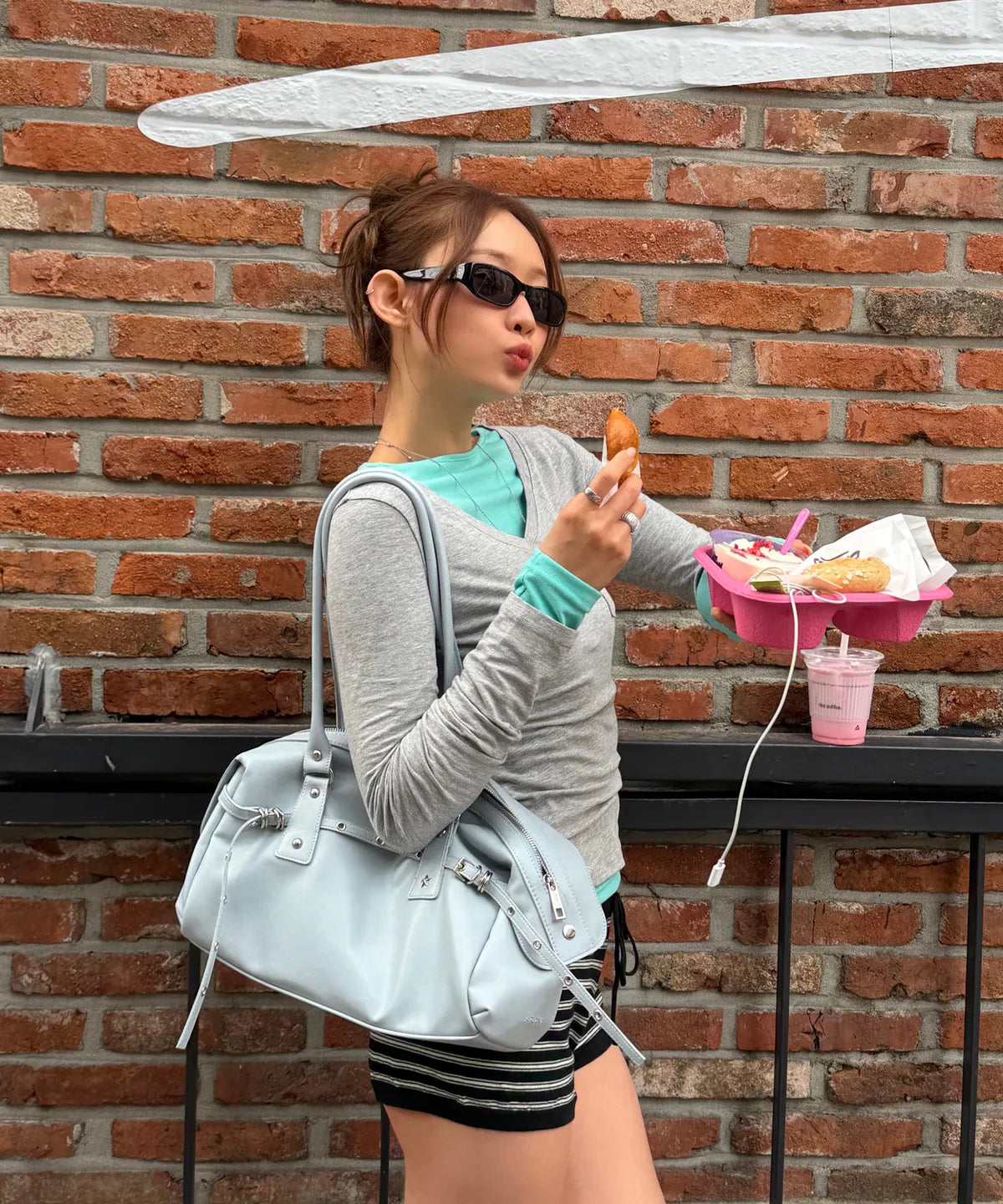 LETERIE Belted Sera Bag
