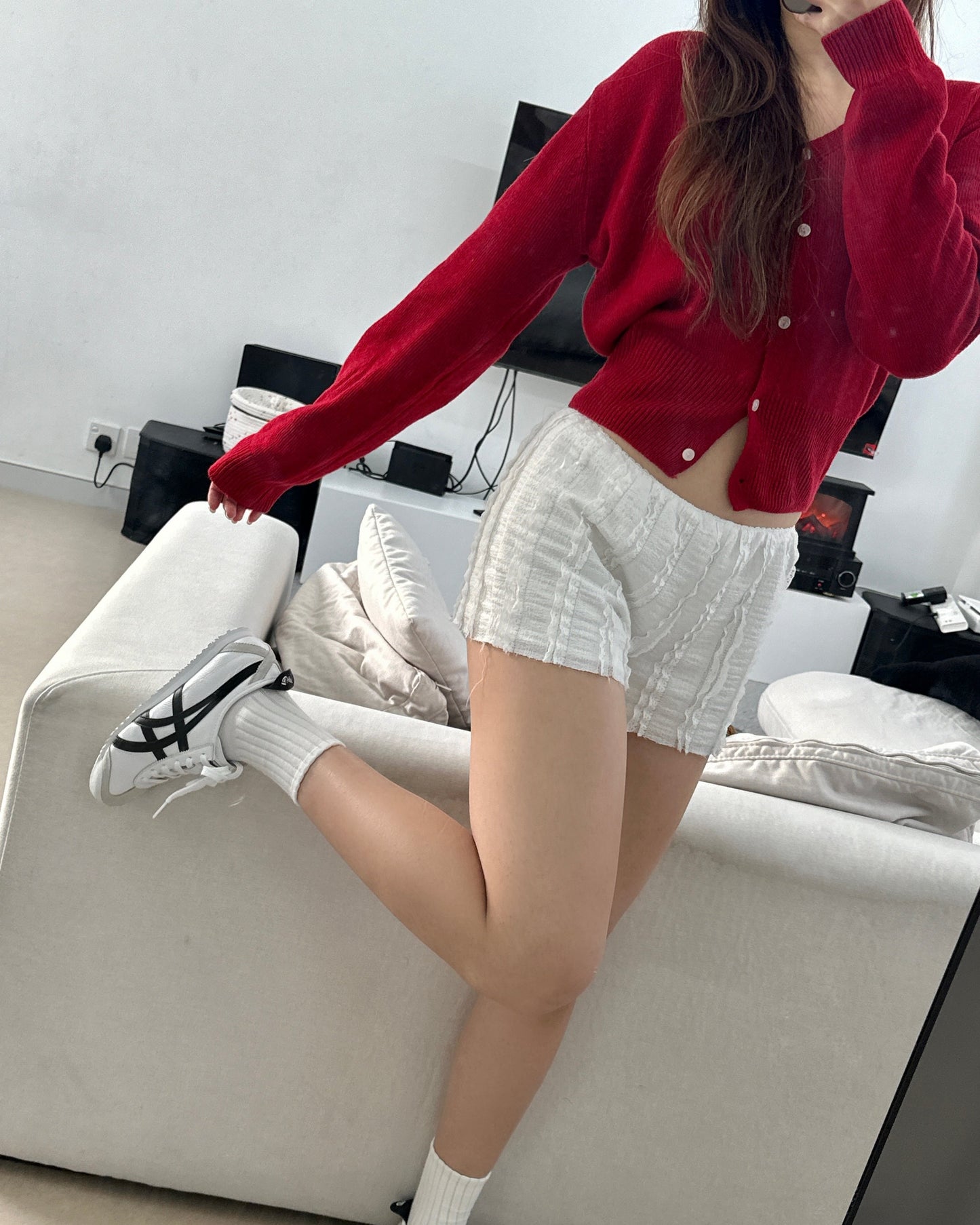 V neck cardigan