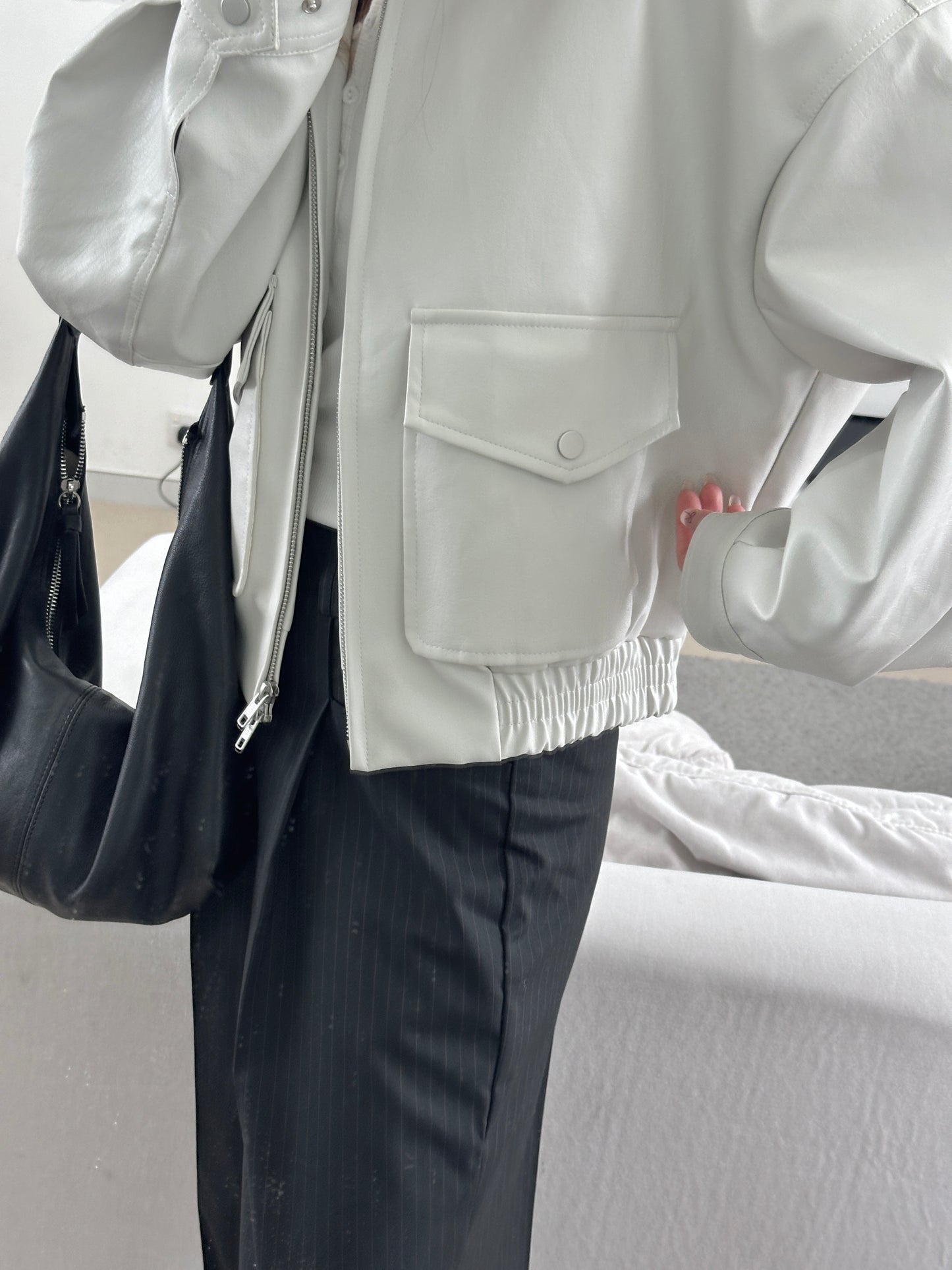 Everyday leather jacket