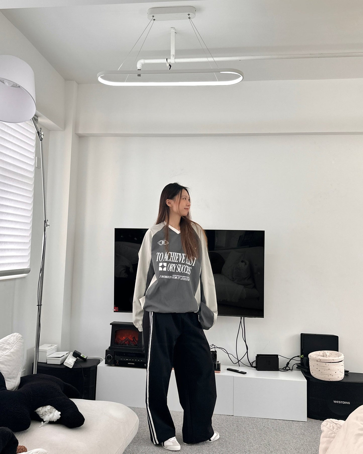 Stripe sweatpants
