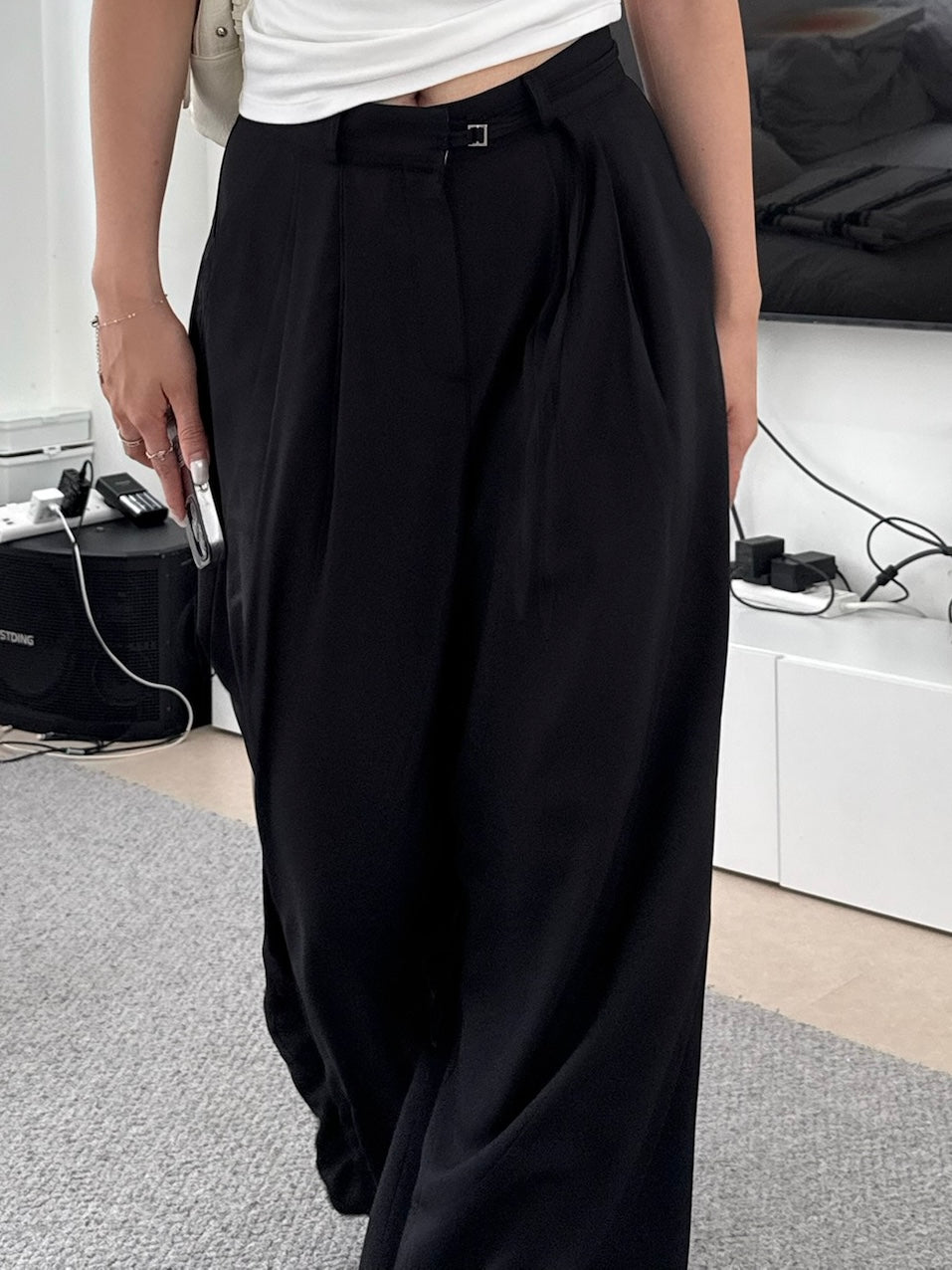 Half Belted Trousers
