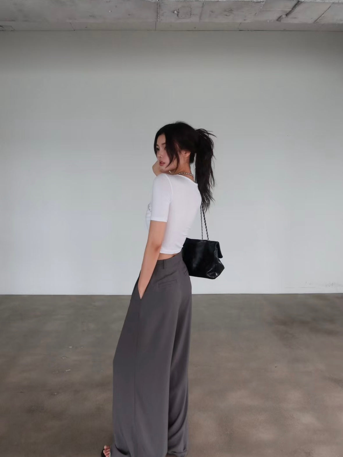 Half Belted Trousers