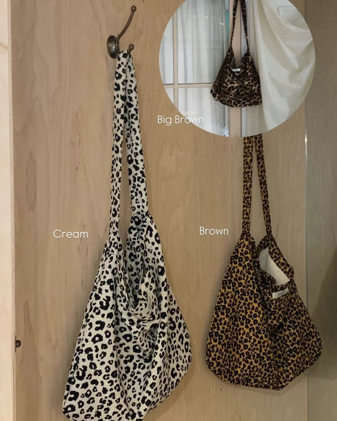 Leopard tote bag