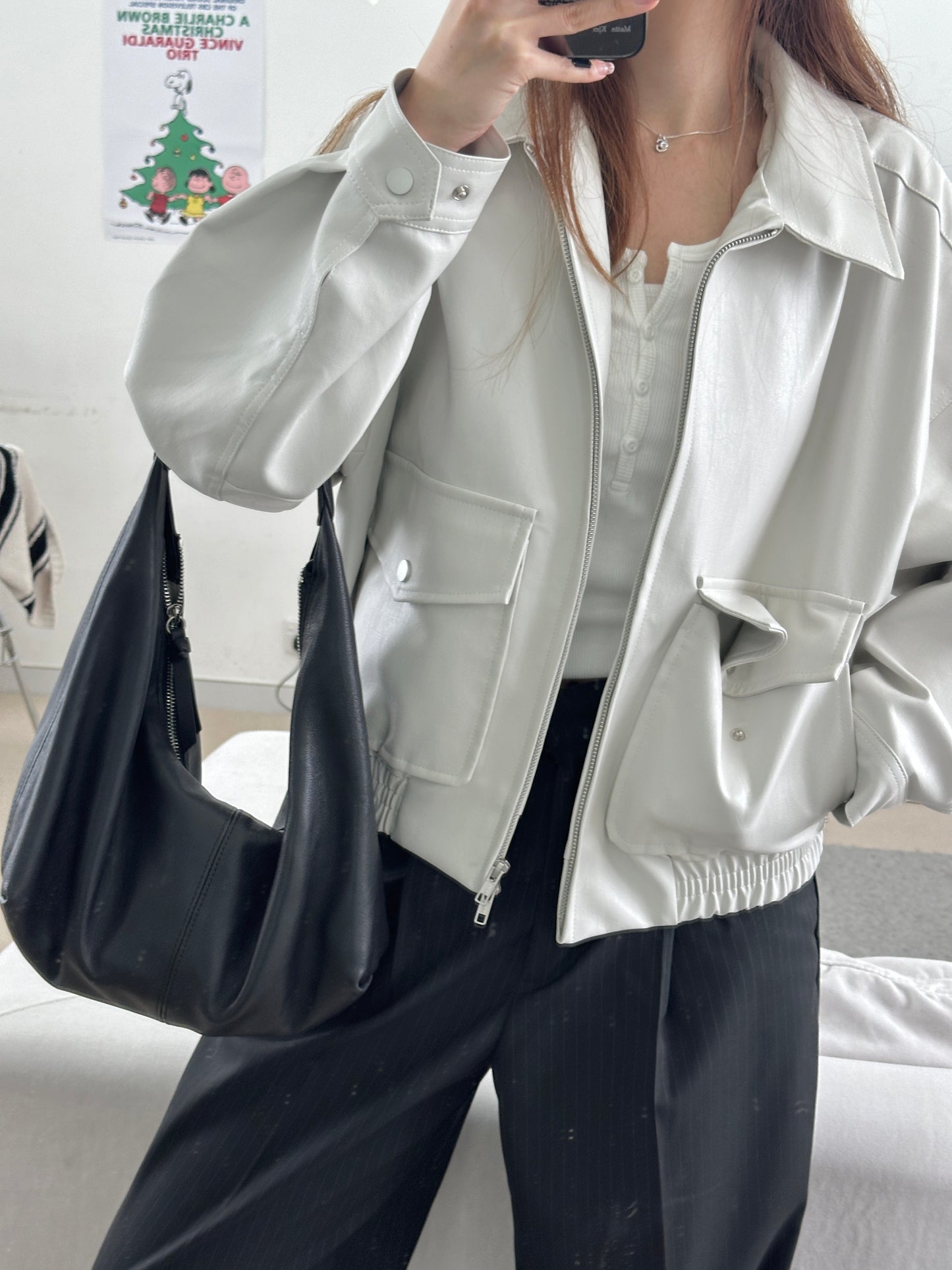 Everyday leather jacket