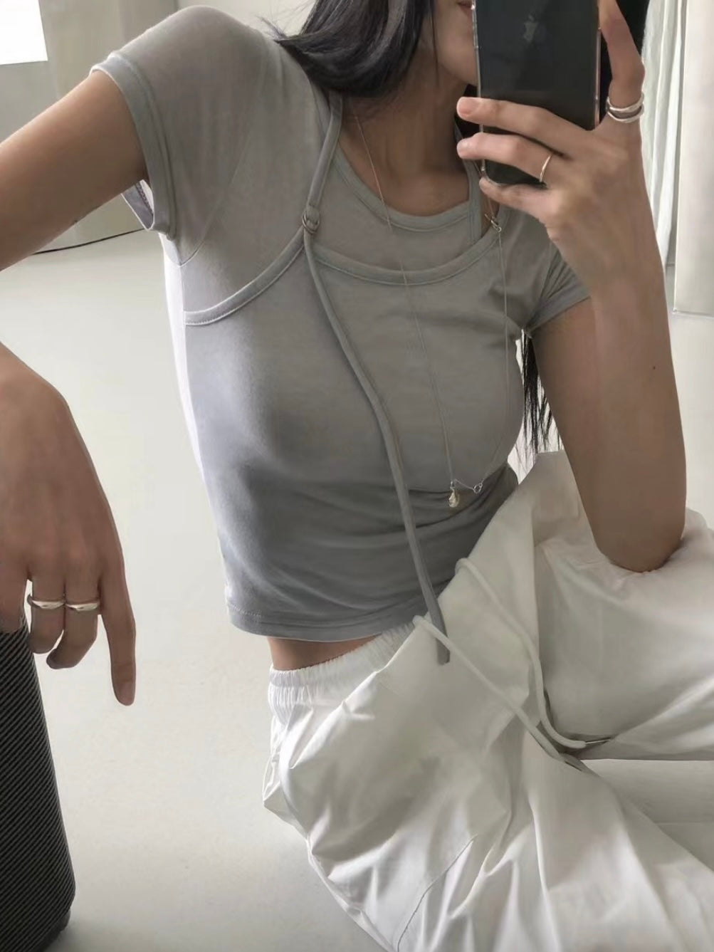 Halter See-through Top