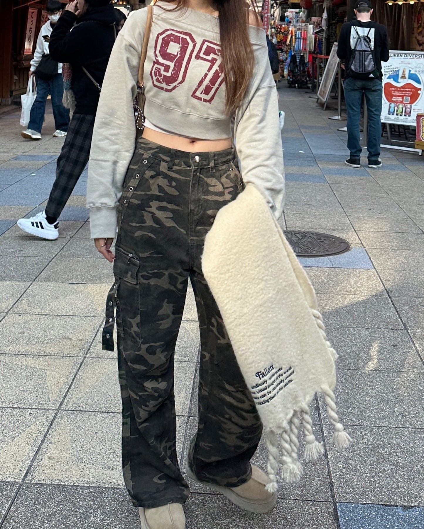 Camo cargo pants