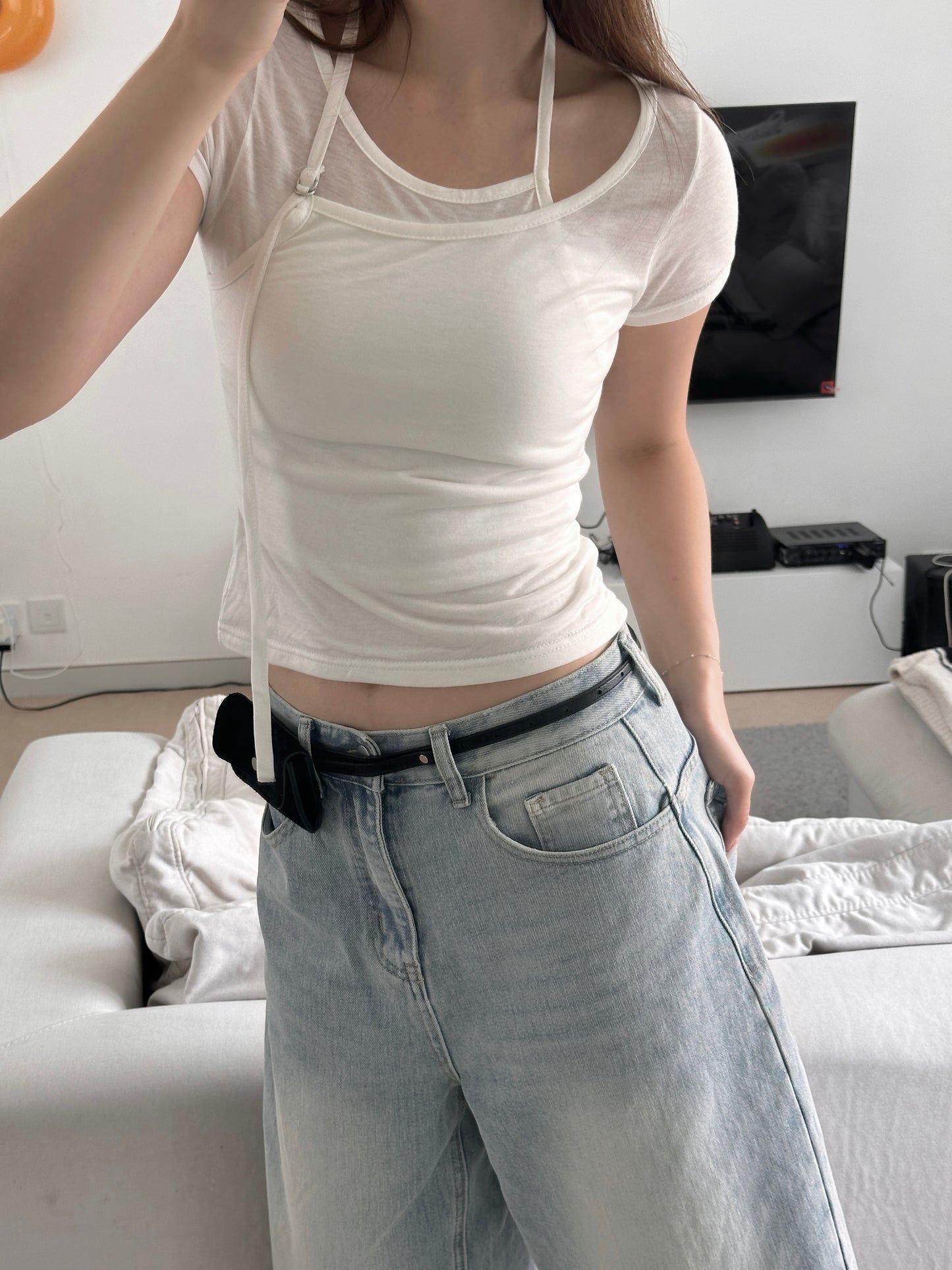 Halter See-through Top