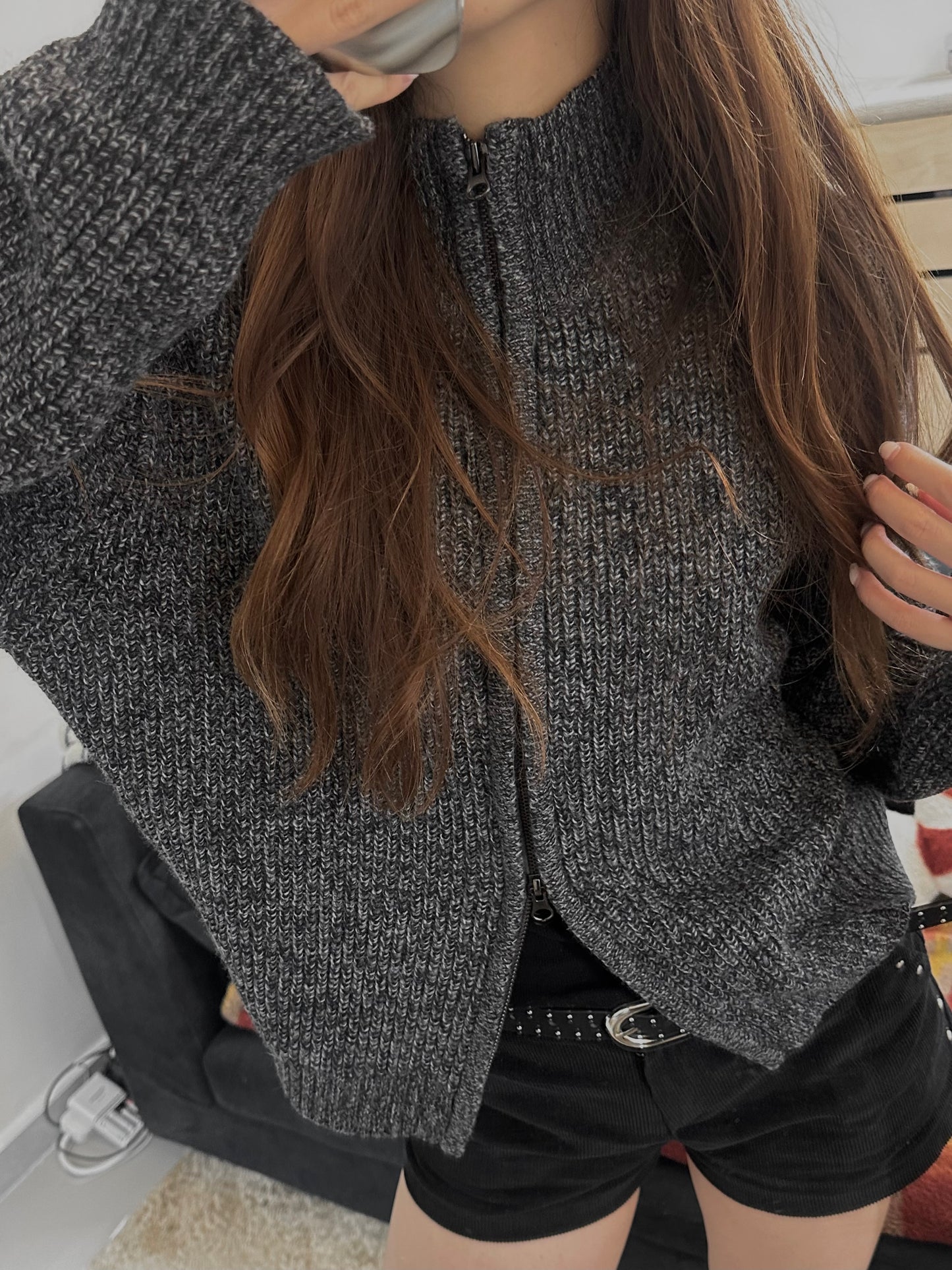 Double Zip Sweater