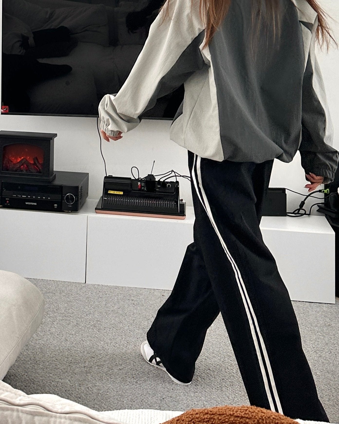 Stripe sweatpants