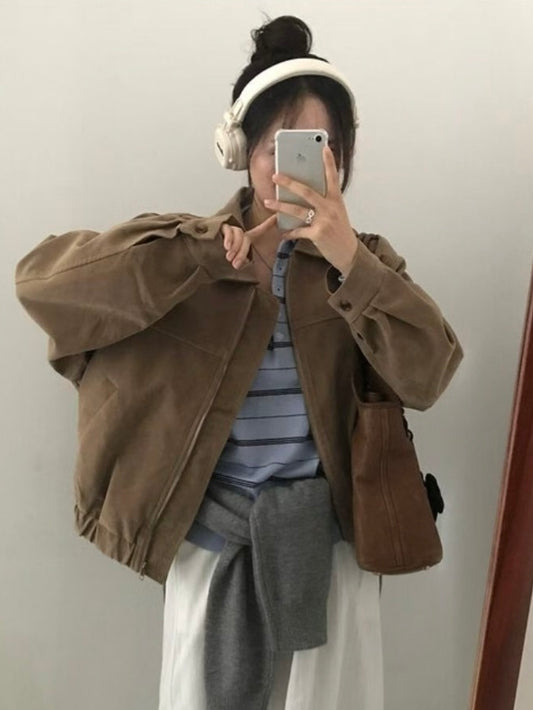 🤎Mochamus Suede Jacket