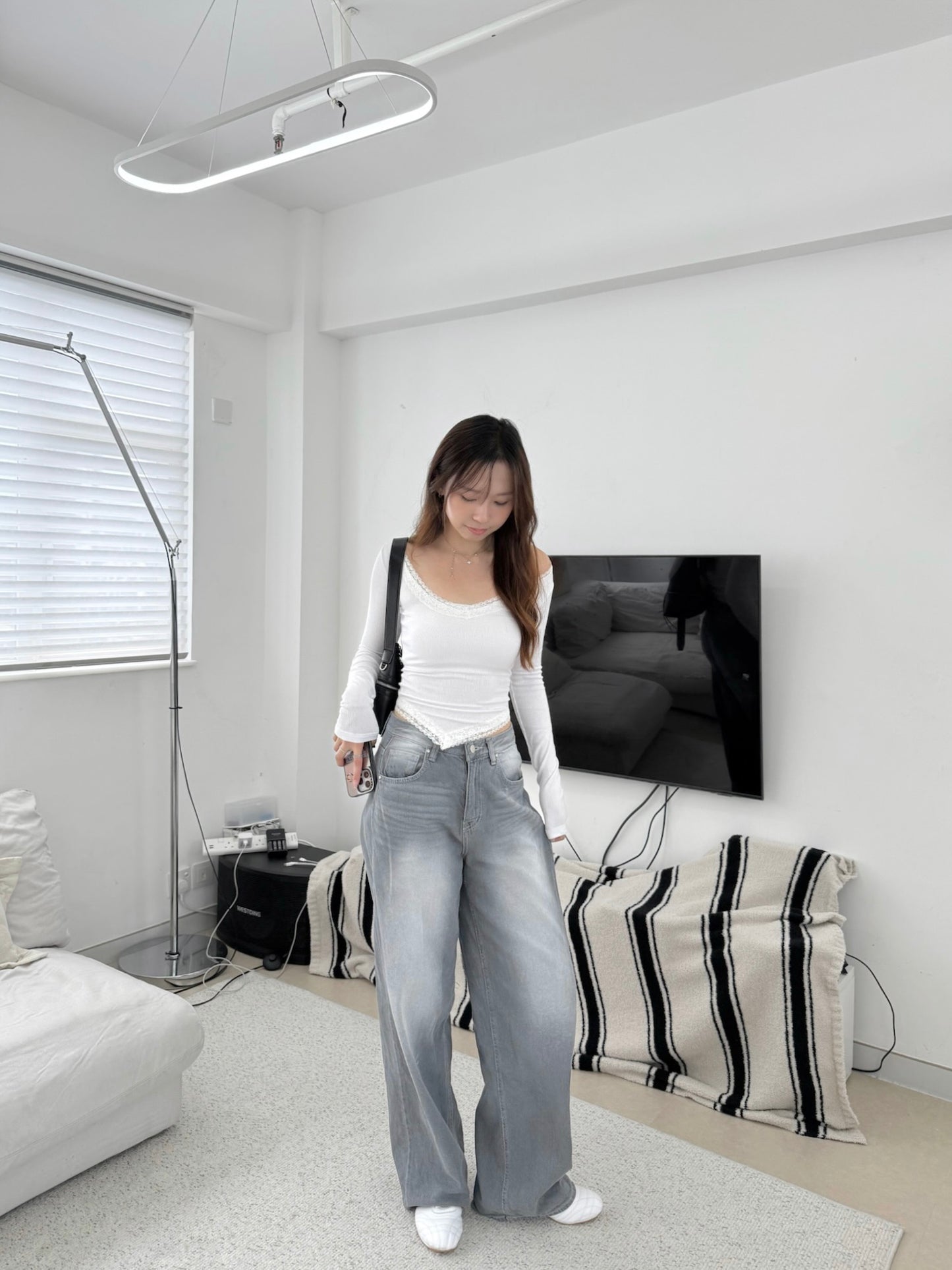 Soft Grey Jeans
