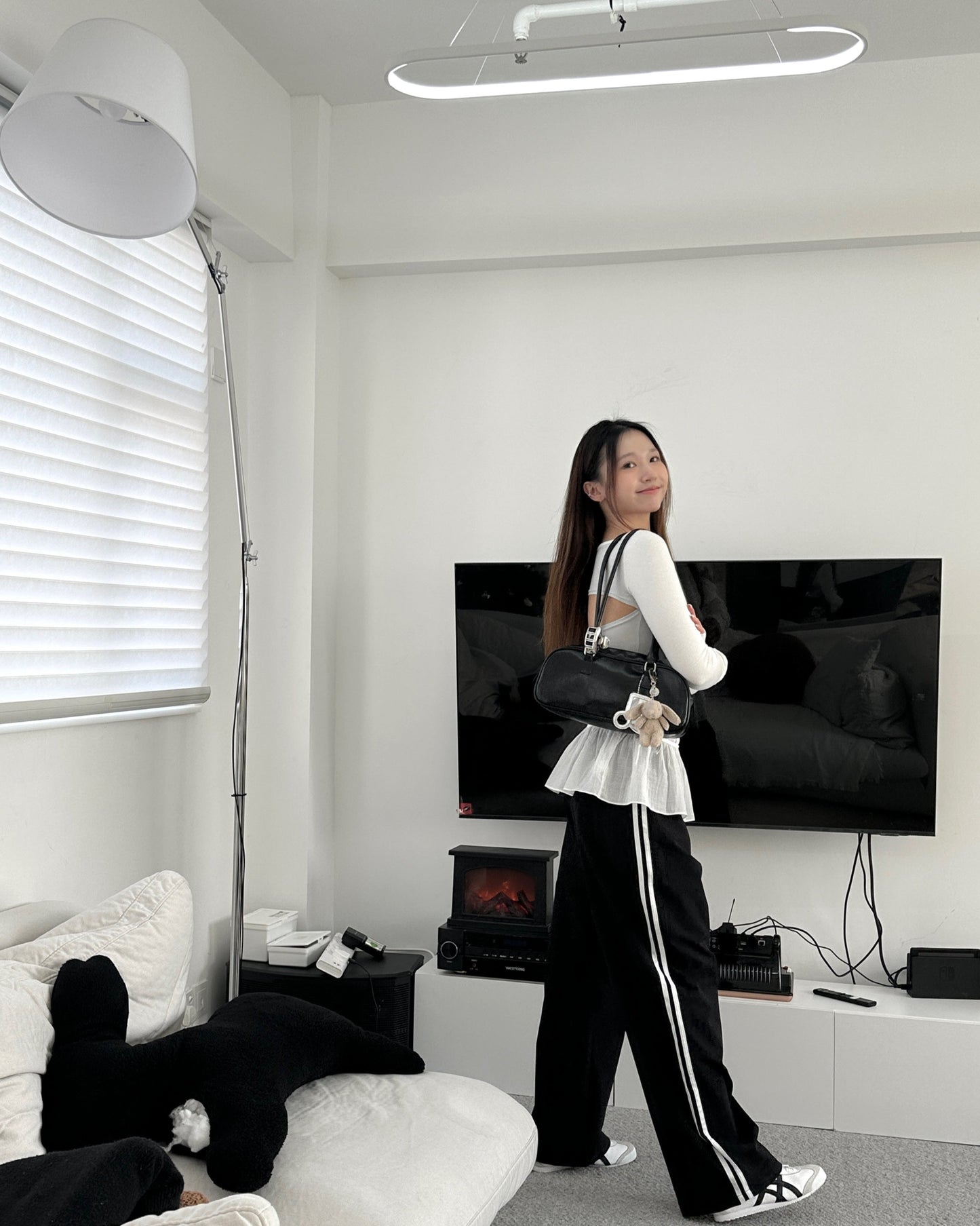 Stripe sweatpants