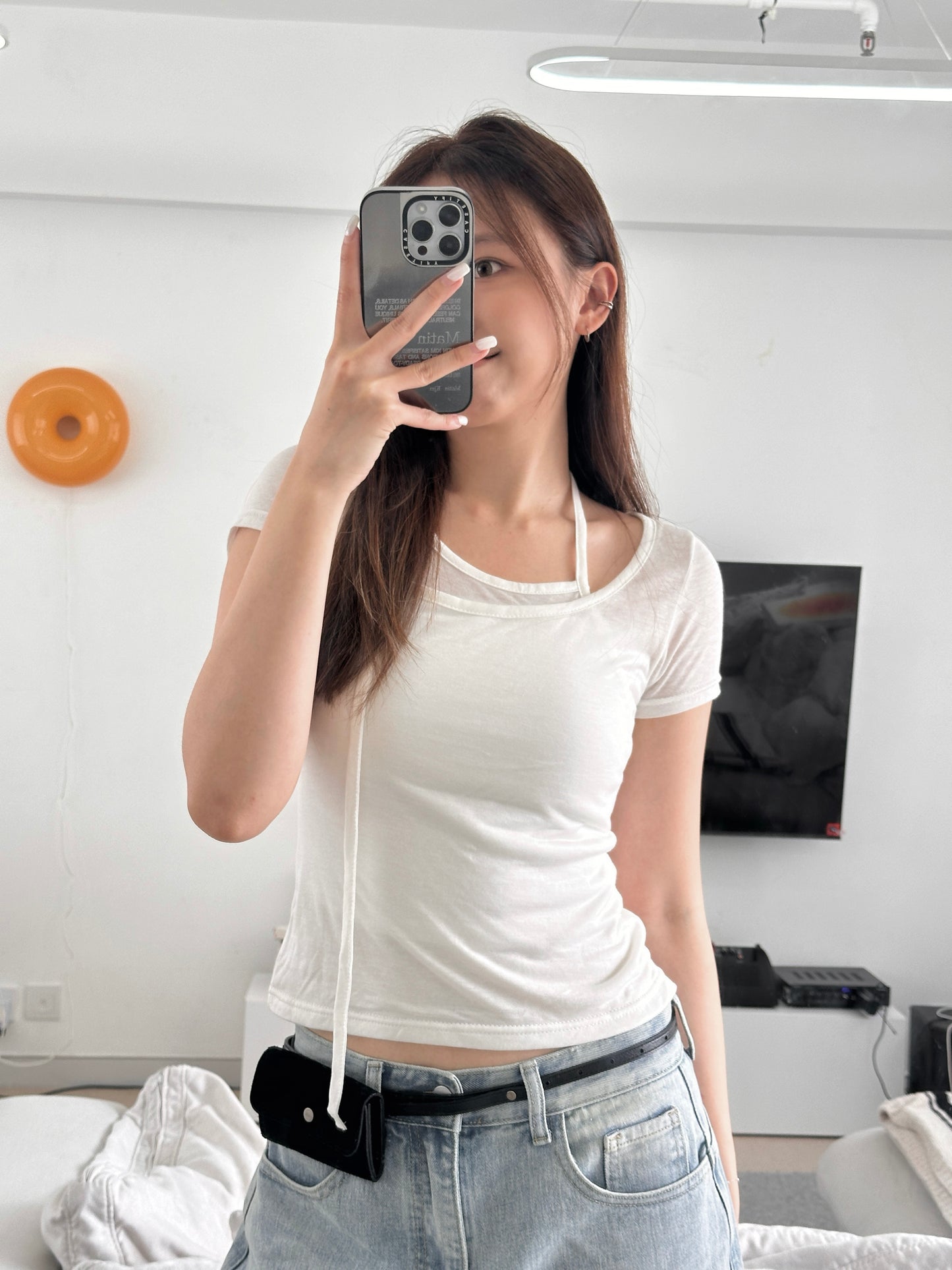 Halter See-through Top