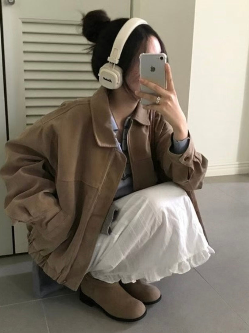 🤎Mochamus Suede Jacket